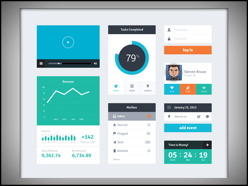 Flat UI Concept