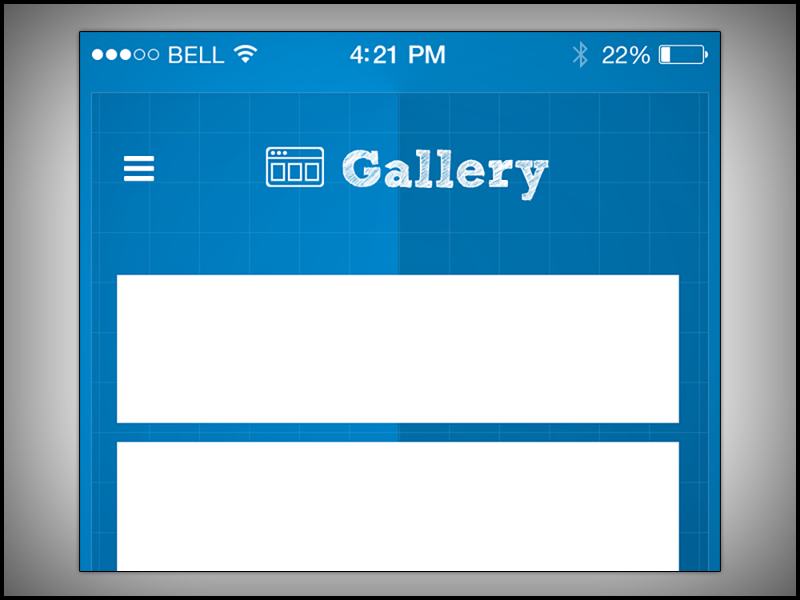 iPhone UI Concept - Gallery