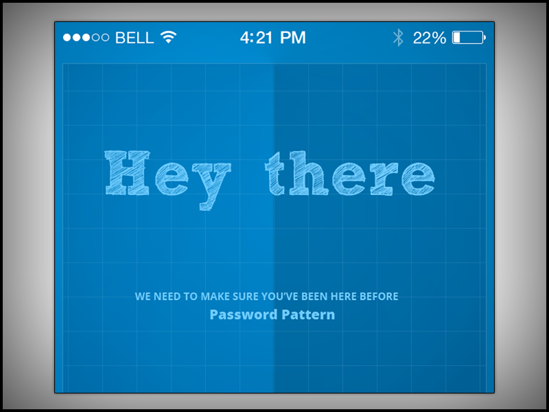 iPhone UI Concept - Login