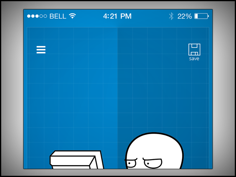 iPhone UI Concept - Main Table