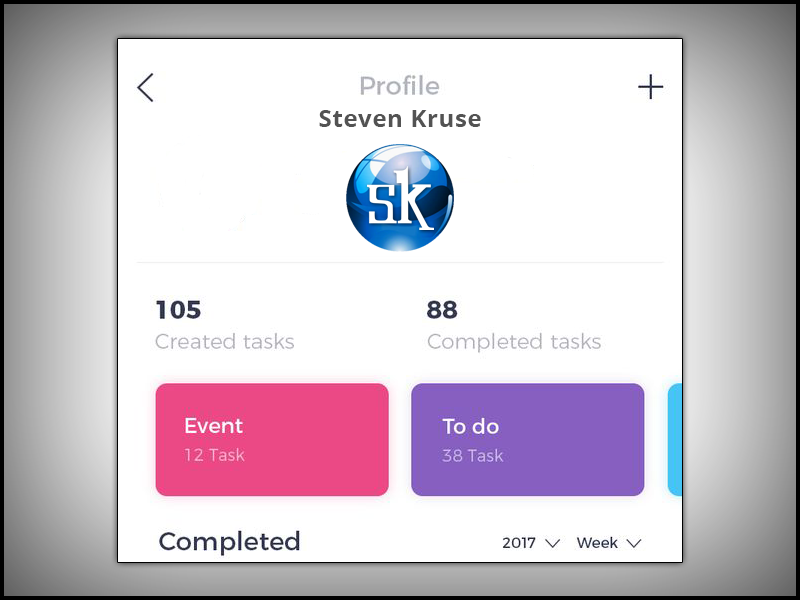 Tasks Concept Mobile App