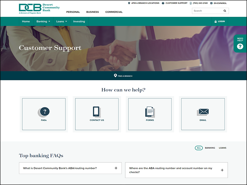 Desert Community Bank - English