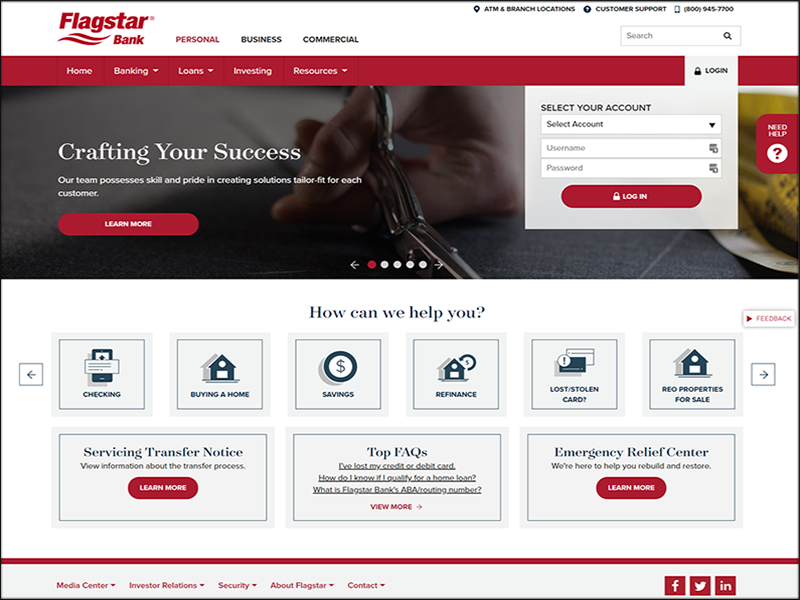 Flagstar Bank Homepage